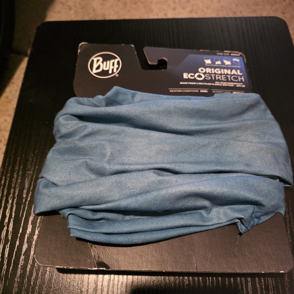 Buff Polar Fleece Multifunctional Neckwear Original Ecostretch Blue NWT
